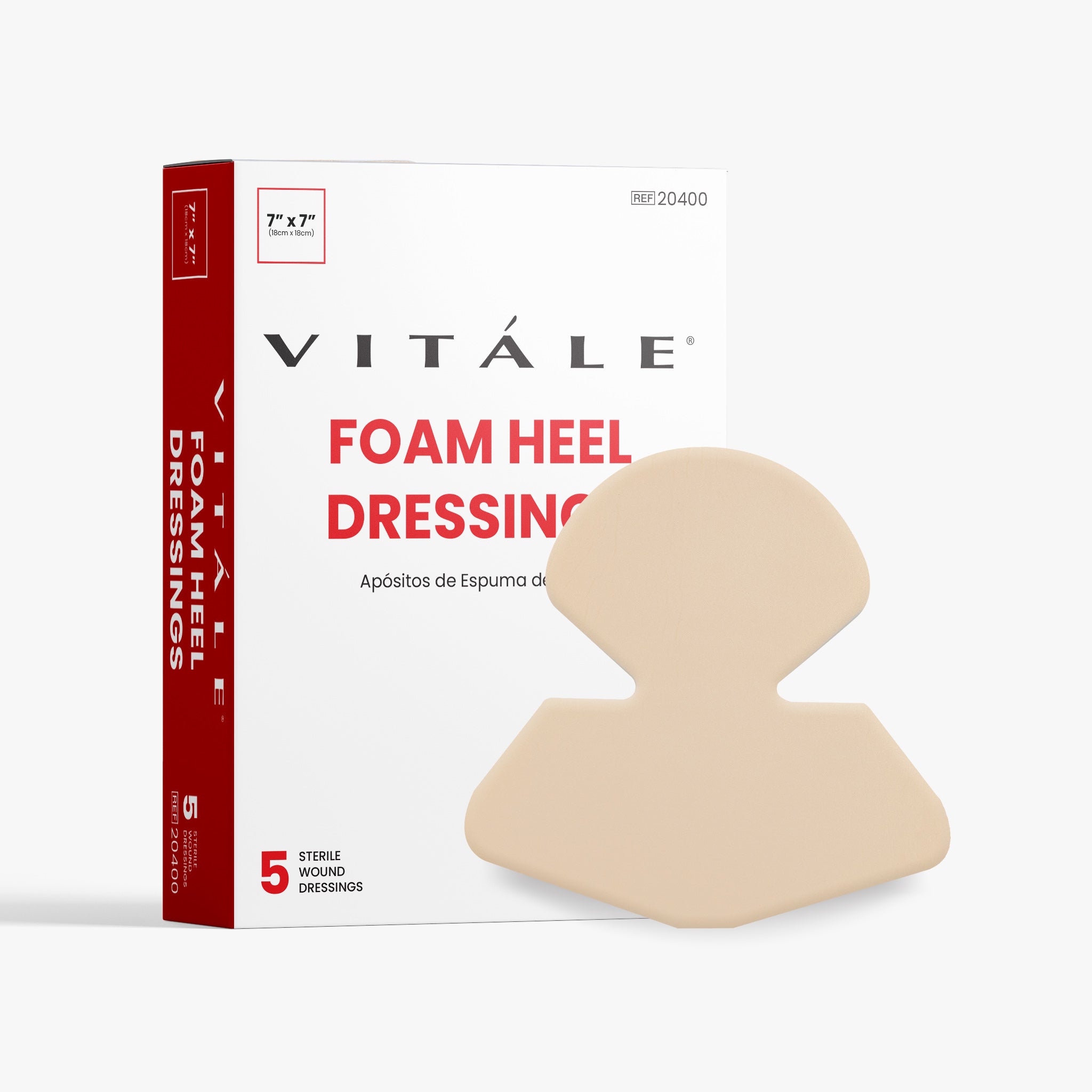 Vitále Foam Heel Dressings