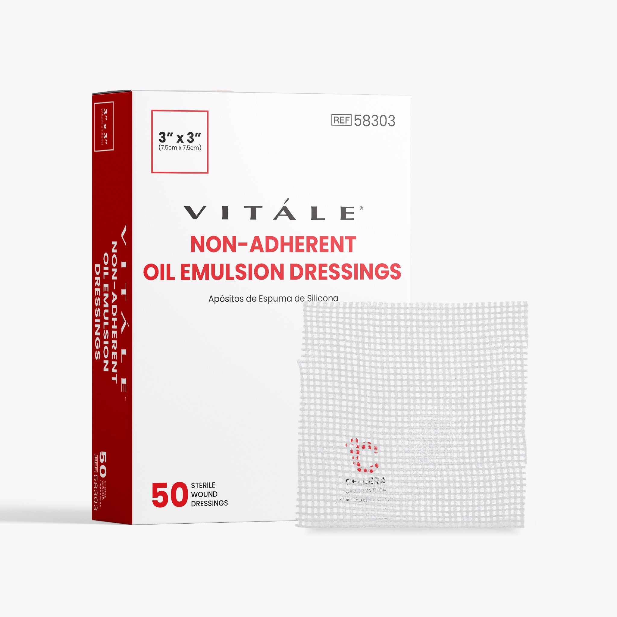 Vitále Non-Adherent Oil Emulsion Dressings